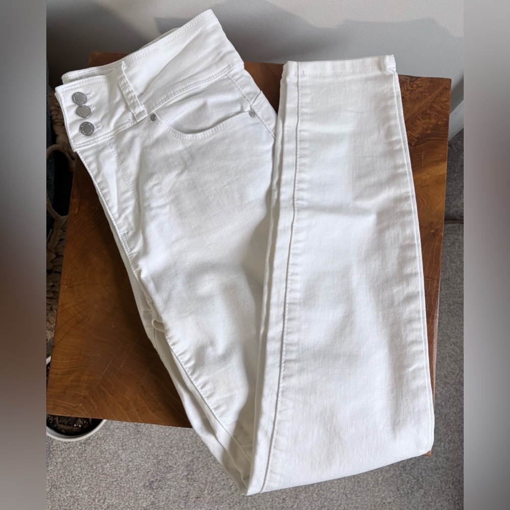 Wax Jean White Women's Skinny High-Rise Jeans